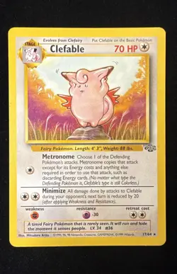 Clefable - Jungle - 17/64 - Pokemon TCG - LP - Image 1