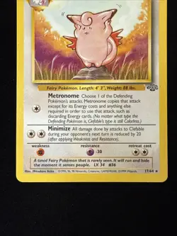 Clefable - Jungle - 17/64 - Pokemon TCG - LP - Image 3