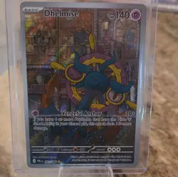 Nintendo Pokemon TCG Dhelmise 091/084 SV Paldean Fates Holo Rare English HP140 - Image 1