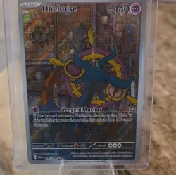 Nintendo Pokemon TCG Dhelmise 091/084 SV Paldean Fates Holo Rare English HP140 - Image 2
