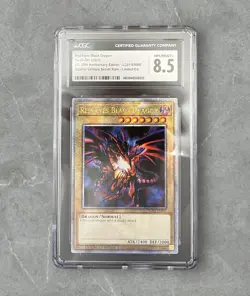 CGC 8.5 - Red Eyes Black Dragon LC01 Quarter Century Secret Rare Graded Yugioh - Image 1