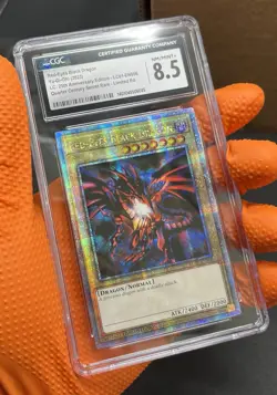 CGC 8.5 - Red Eyes Black Dragon LC01 Quarter Century Secret Rare Graded Yugioh - Image 4