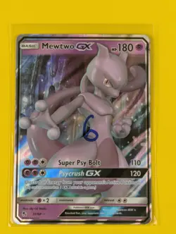 Mewtwo GX - 31/68 - Ultra Rare Hidden Fates - Pokemon Card - NM - Image 3