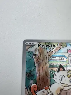 2025 Pokemon Phantasmal Flames Meowth Illustration Rare #106/094 - Image 4