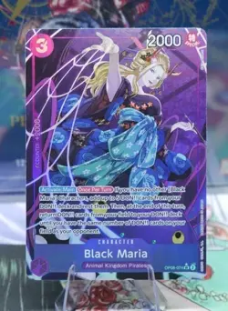 One Piece English - Black Maria - Alt Art - OP08-074 - SR - NM - Image 1