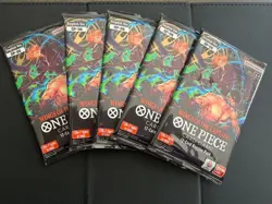 5 X Booster Pack Bundle - One Piece - OP06 Wings of the Captain - Sealed English - Image 1