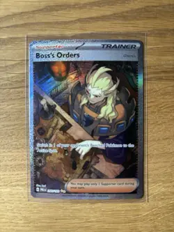 Pokemon TCG Boss's Orders SIR Full Art Holo Rare Card 265/193 NM+ - Image 1