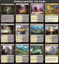 Orzhov Land Set - BW Lot 12x Cards - Magic Strixhaven, NM MTG Commander EDH Deck - Image 2