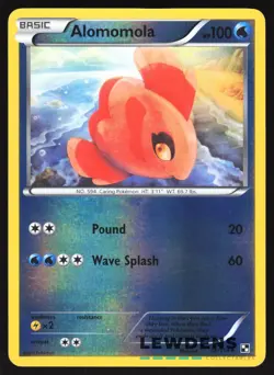 Alomomola - 38/114 - Uncommon Reverse Holo - Black & White Base - Pokemon Card - Image 1