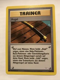 Old Rod Angel 64/64 Neo Revelation Pokemon TCG Trainer Card Common German - Image 1