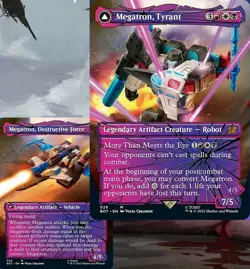 Megatron, Tyrant TRANSFORMERS Commander Deck Artifacts Magic Ready-to-Play Alt - Image 1