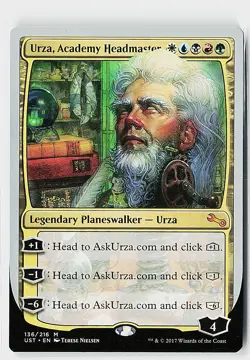 Urza, Academy Headmaster M Unstable 136 NM - Image 1
