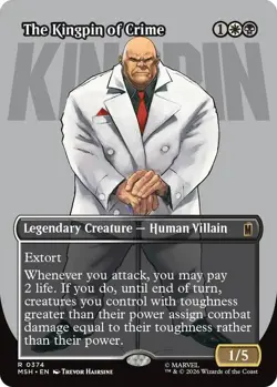The Kingpin of Crime (Borderless) R Marvel Super Heroes 374 NM - Image 1