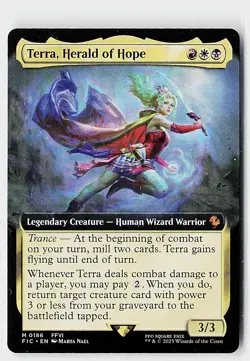 Terra, Herald of Hope (Extended Art) M Commander: FINAL FANTASY 186 NM - Image 1