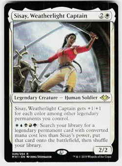 Sisay, Weatherlight Captain R Modern Horizons 29 LP - Image 1