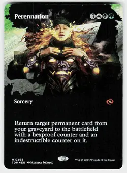 Perennation (Borderless) Foil M Tarkir: Dragonstorm 368 NM - Image 1
