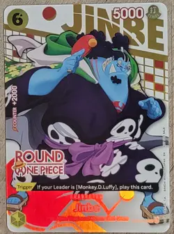 Jinbe ST29-005 C ROUND1 Promo ONE PIECE Card Game English - Image 1
