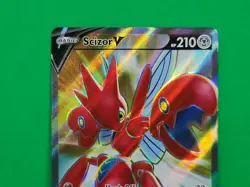 Scizor V 183/189 Darkness Ablaze NM Full Art Ultra Rare Pokemon Card - Image 3