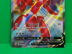 Scizor V 183/189 Darkness Ablaze NM Full Art Ultra Rare Pokemon Card - Image 4