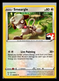Smeargle 128/203 Rare Prize Pack Series Cards Pokemon Near Mint - Image 1