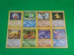 Vintage Pokemon TCG Team Rocket Unlimited Dark Lot of 8 Cards Dark Machamp - Image 1
