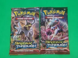 Pokemon TCG XY BREAKthrough Booster Pack 10 Cards English (2Packs) Sealed - Image 1