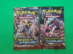 Pokemon TCG XY BREAKthrough Booster Pack 10 Cards English (2Packs) Sealed - Image 2