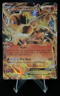 DAMAGED Charizard EX XY29 Holo XY Promos Authentic Pokemon Card - Image 1