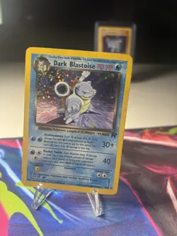 Pokemon TCG Dark Blastoise Holo Rare Card 3/82 WOTC 2000 Vintage - Image 3