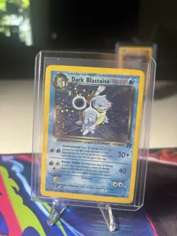 Pokemon TCG Dark Blastoise Holo Rare Card 3/82 WOTC 2000 Vintage - Image 5