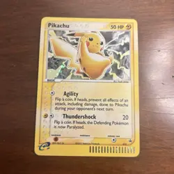 Pokemon TCG Pikachu 012 Promo Holo 50 HP 2003 Card - Image 1