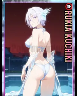 Anime Waifu Card - POKEMANPLUG - Rukia Promo - Sexy NSFW - Image 1