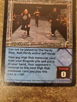 WWE WWF Raw Deal CCG Cards - Hardyz' Ambush - Image 3