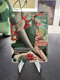 Roronoa Zoro One Piece Card Game English Round 1 promo - Image 1