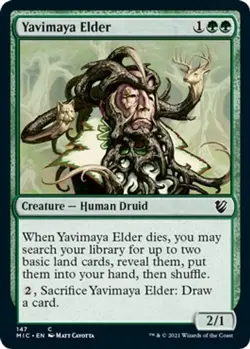 NM - Yavimaya Elder [MIC - 147] Commander: Innistrad: Midnight Hunt - Image 1