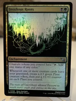 Magic MTG - Murders at Karlov Manor - Insidious Roots *Foil* Uncommon NM! - Image 1