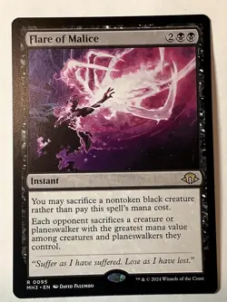 Flare of Malice 95 Rare Modern Horizons 3 Magic: The Gathering Near Mint - Image 1