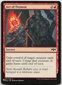 Act of Treason 91 Common The List Reprints NM MTG - Image 1