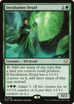 Incubation Druid [March of the Machine Commander] Magic MTG - Image 1