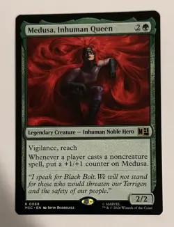 Medusa, Inhuman Queen 68 NM Marvel Super Heroes Commander MTG MSC - Image 1