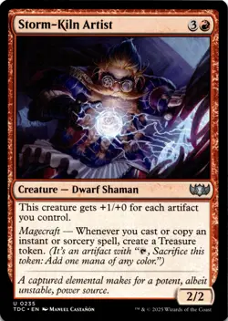 MTG Storm-Kiln Artist NON-FOIL NM 235 Commander: Tarkir: Dragonstorm - Image 1
