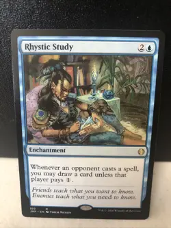J4 Rhystic Study - Jumpstart - Magic The Gathering - (169) MTG - Image 1