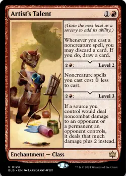 MTG Artist's Talent NM R 124 Bloomburrow - Image 1