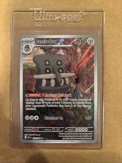Pokemon TCG: Bastiodon (Illustration Rare) - 93/84 - ME: Pitch Black - NM - Image 1