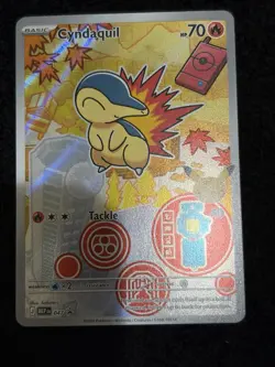 Nintendo Pokemon TCG Cyndaquil 047 Promo Holo Basic 70 HP ENG - Image 1