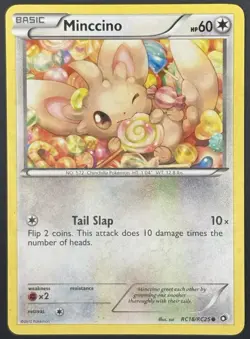 Pokemon Minccino RC18/RC25 Legendary Treasures Radiant Collection 2013 - Image 1