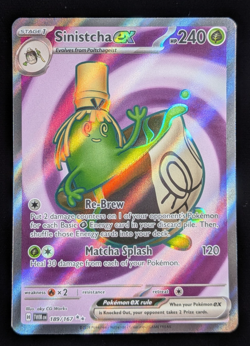 Sinistcha ex 189/167 Full Art Secret Ultra Rare SV06: Twilight Masquerade (TWM) - Image 1