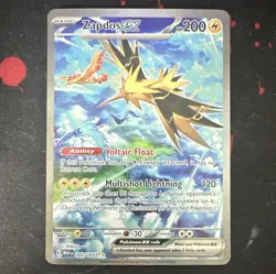 The Pokemon Company Zapdos ex 202/165 SV 151 SIR Holo English 200 HP - Image 1