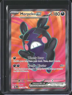 Morpeko ex 102/084 Ultra Rare Pitch Black Pokemon Holo NM/M - Image 1
