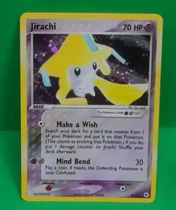 2004 Pokemon EX Hidden Legends Jirachi Holo 8/101 MINT Condition Grade Worthy - Image 1